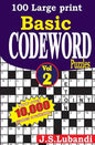 100 Large Print Basic Codeword Puzzles 2 - Paperback