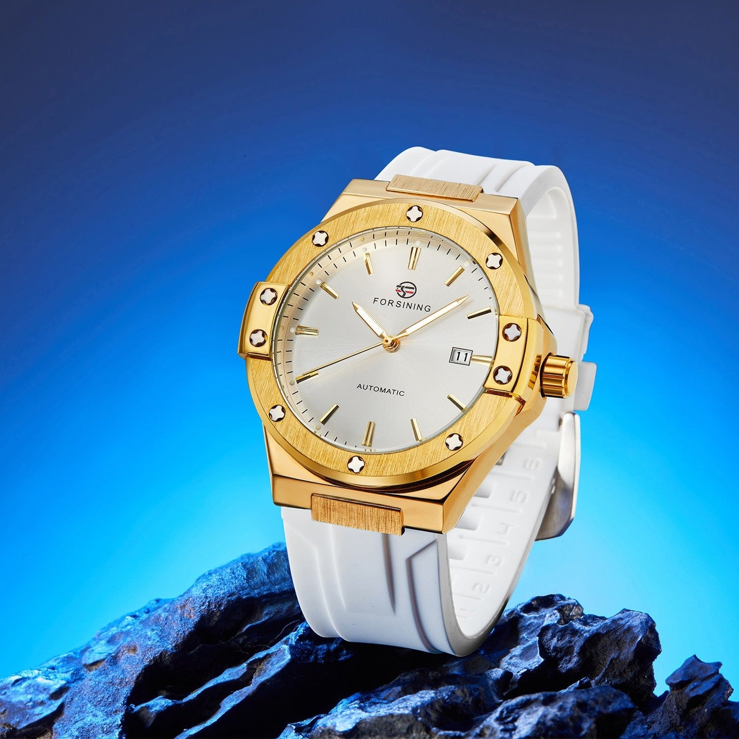 Mens Strap Non-Quartz Fully Automatic Mechanical Watch