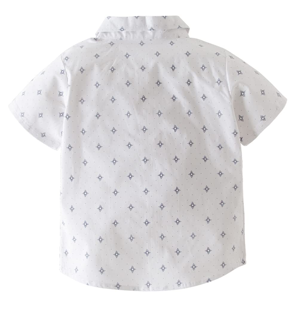 stylesilove Toddler Short-Sleeve Button-Down Shirt