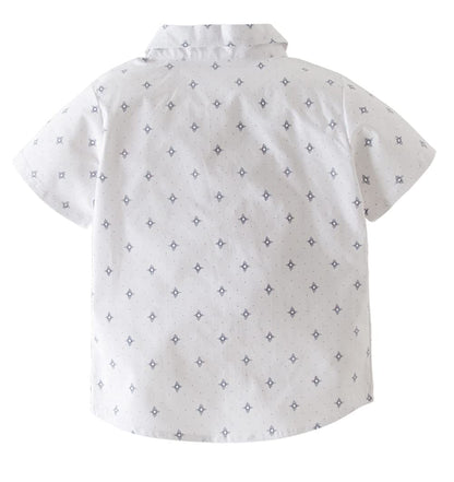stylesilove Toddler Short-Sleeve Button-Down Shirt