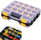 Double Side Tools Box Organizer with Removable Dividers