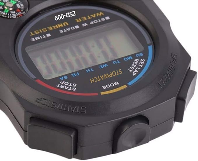 12 pack Multi-function Electronic Digital Sport Stopwatch Timer, Large Display with Date Time and Alarm Function,suitable for Sports Coaches Fitness Coaches and Referees