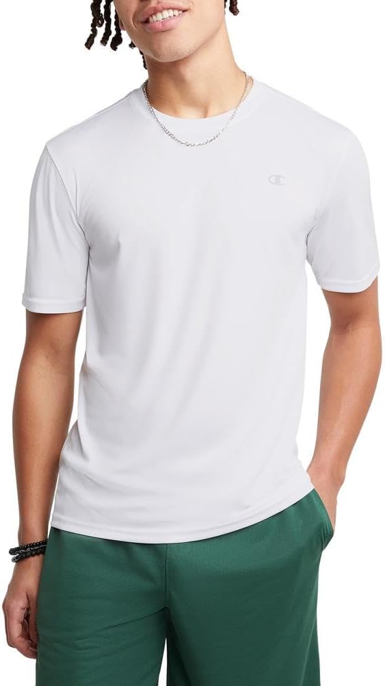 Champion Men's T-shirt, Sport Tee, Moisture Wicking, Anti Odor, Athletic T-shirt for Men (Reg. Or Big & Tall)