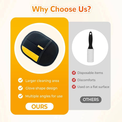 MYY Pet Hair Removal Glove Electrostatic Hair Remover Tool for Cats Dogs