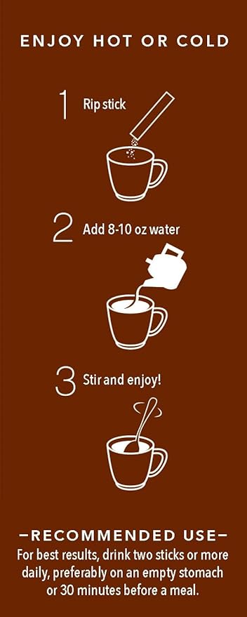 Mushroom Coffee by Javita, Immune & Defend Blend of Chaga, Lion's Mane and Dark Roast Coffee for Morning Boost, Antioxidant Support; Keto-friendly, 24 (3.5g) Sticks, 2 boxes