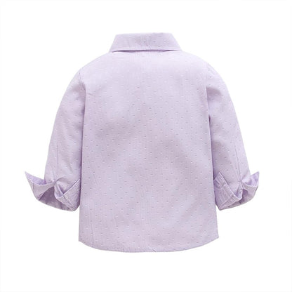 stylesilove Toddler Boys' Long-Sleeve Cotton Button-Down Shirt