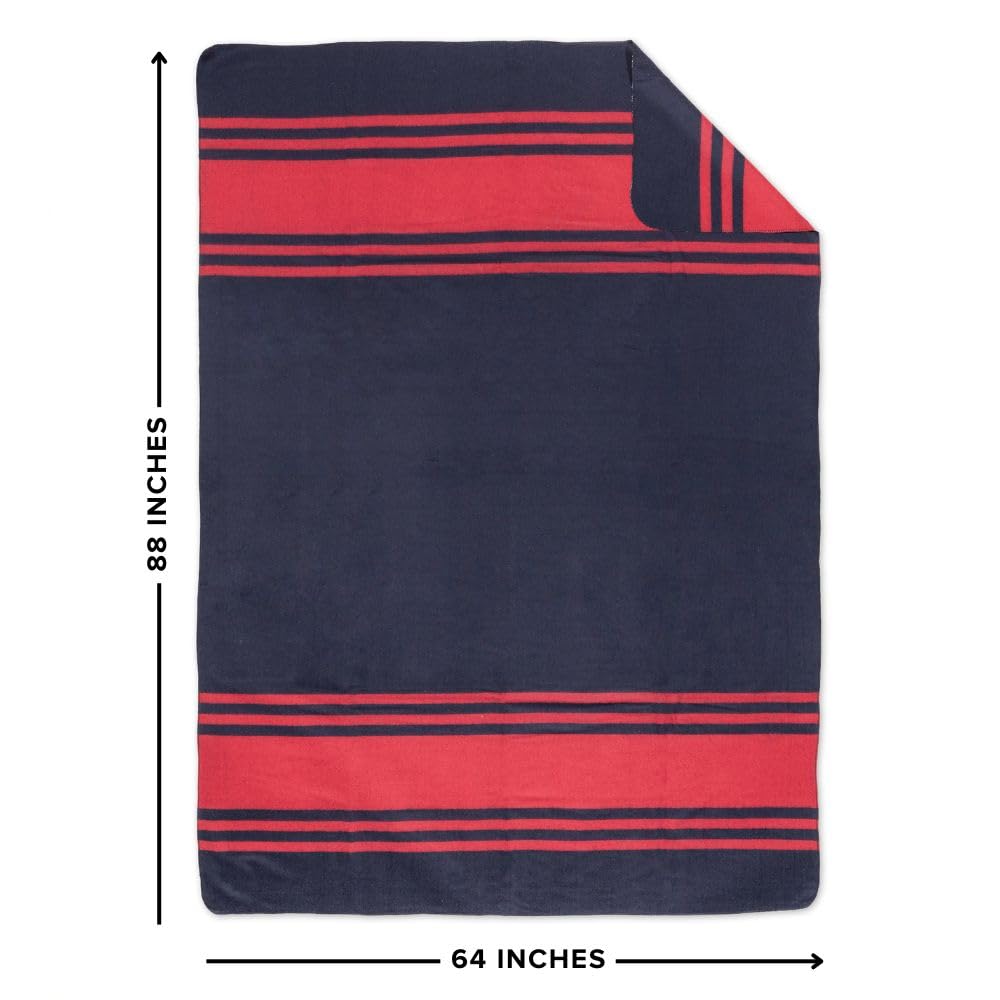 Arcturus Rainier Wool Blanket - 4.5lbs Warm, Heavy, Washable, Large | Great for Camping, Outdoors, Survival & Emergency Kits (Sunset Peak)