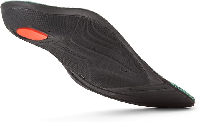 Icebug Comfort Insoles with Dynamic Arch Support, Charcoal High Arch, M 12