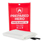 Hero Extra Large Emergency Fire Suppression Blanket - 4 Pack - XL Fiberglass Fire Blanket for Kitchen & Home, 47' x 71'