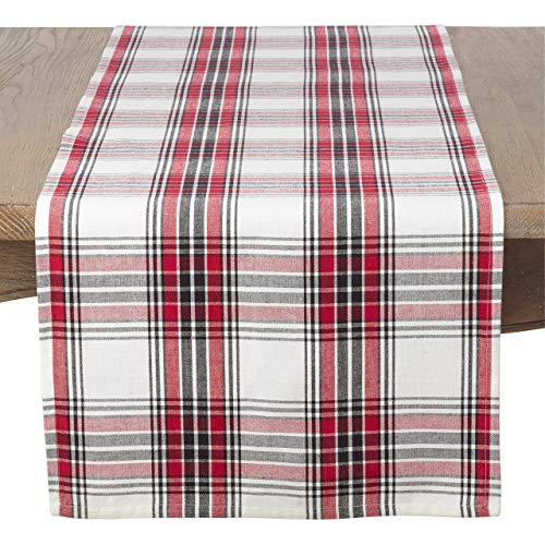 Fennco Styles Classic Plaid Design Tabletop Collection