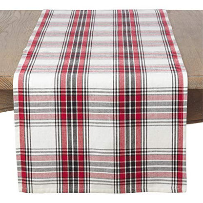 Fennco Styles Classic Plaid Design Tabletop Collection