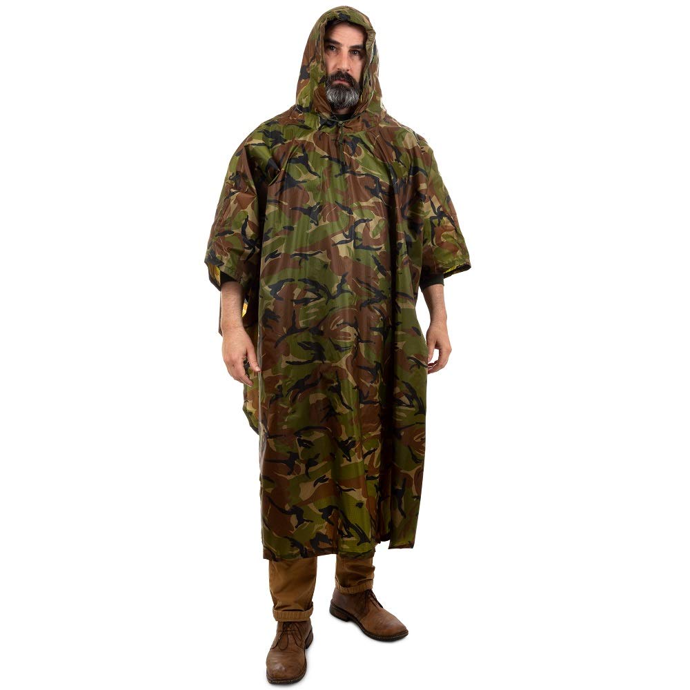 Arcturus Rain Ponchos | Adjustable Hood | Waterproof Ripstop Nylon | Great for Hunting, Fishing & Camping
