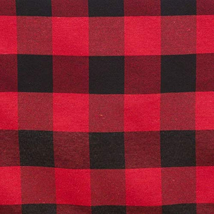 Fennco Styles Buffalo Plaid Collection Classic Checked Cotton Blend Table Linens