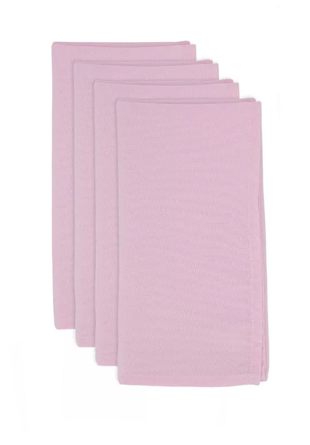 Fennco Styles Classic Solid Design Napkins, 20-inch Square, Set of 4