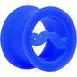 9/16 Blue Silicone Dapper Mustache Tunnel Plug