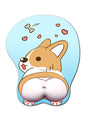 Keji dog dog mouse pad dog wrist pad cartoon creative pattern girl Keji PP silicone wristband