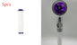 Shower Head Water Saving Flow 360 Degrees Rotating With Small Fan ABS Rain High Pressure Spray Nozzle Bathroom Accessories