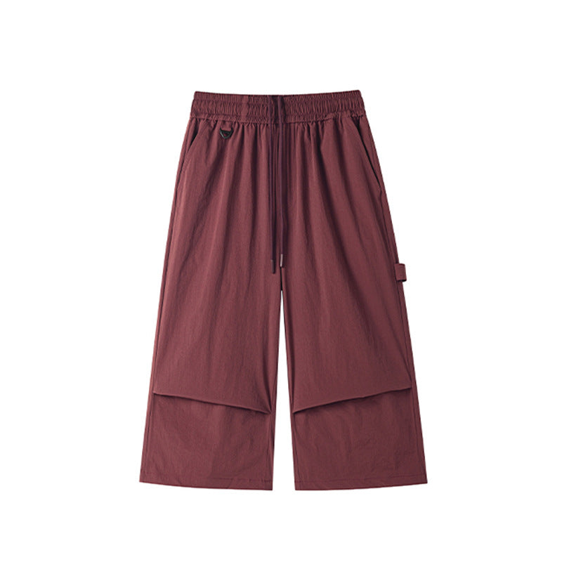 American-style Vintage Patchwork Work Pants