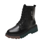 Martin Boots Female British Style New Fashion Thick-soled Short Tube