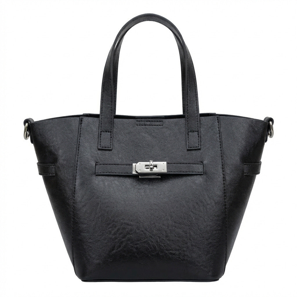 Custom Cross-Border Top-Grain Vegetable-Tanned Leather Basket Bag, Large-Capacity Commuter Elegant Women's Genuine Leather Handbag