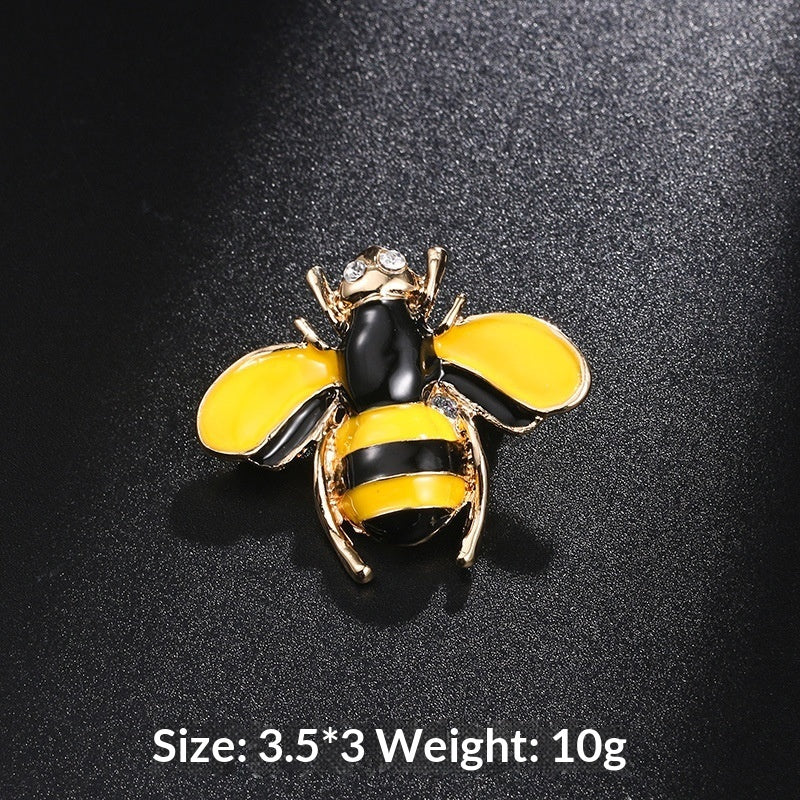 Cute Animal New Style Oil-Drop Bee Brooch
