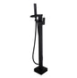 Floor Mounted Tub Faucet High Flow Freestanding Tub Filler with Handheld Shower Head