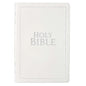 KJV Thinline White Wedding Bible - Leather