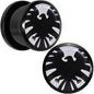 9/16 Licensed Hawkeye Logo Acrylic Screw Fit Plugs Set