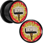 5/8 Licensed Thor Hammer Logo Acrylic Screw Fit Plugs Set