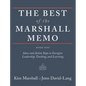 The Best of the Marshall Memo: Book One: Ideas and Action Steps to Energize Leadership, Teaching, and Learning - Hardcover