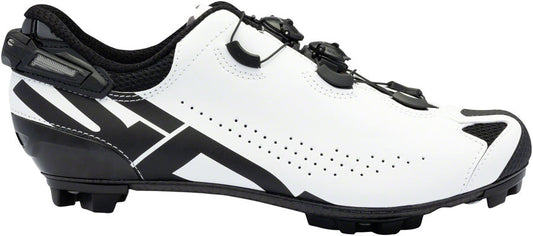 SIDI Tiger 2S SRS Mountain Clipless Shoes - Men's White/Black 38.5