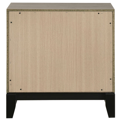 Valen 2-drawer Nightstand Bedside Table Light Taupe