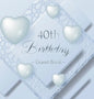40th Birthday Guest Book: Keepsake Gift for Men and Women Turning 40 - Hardback with Funny Ice Sheet-Frozen Cover Themed Decorations & Supplies, Perso - Hardcover