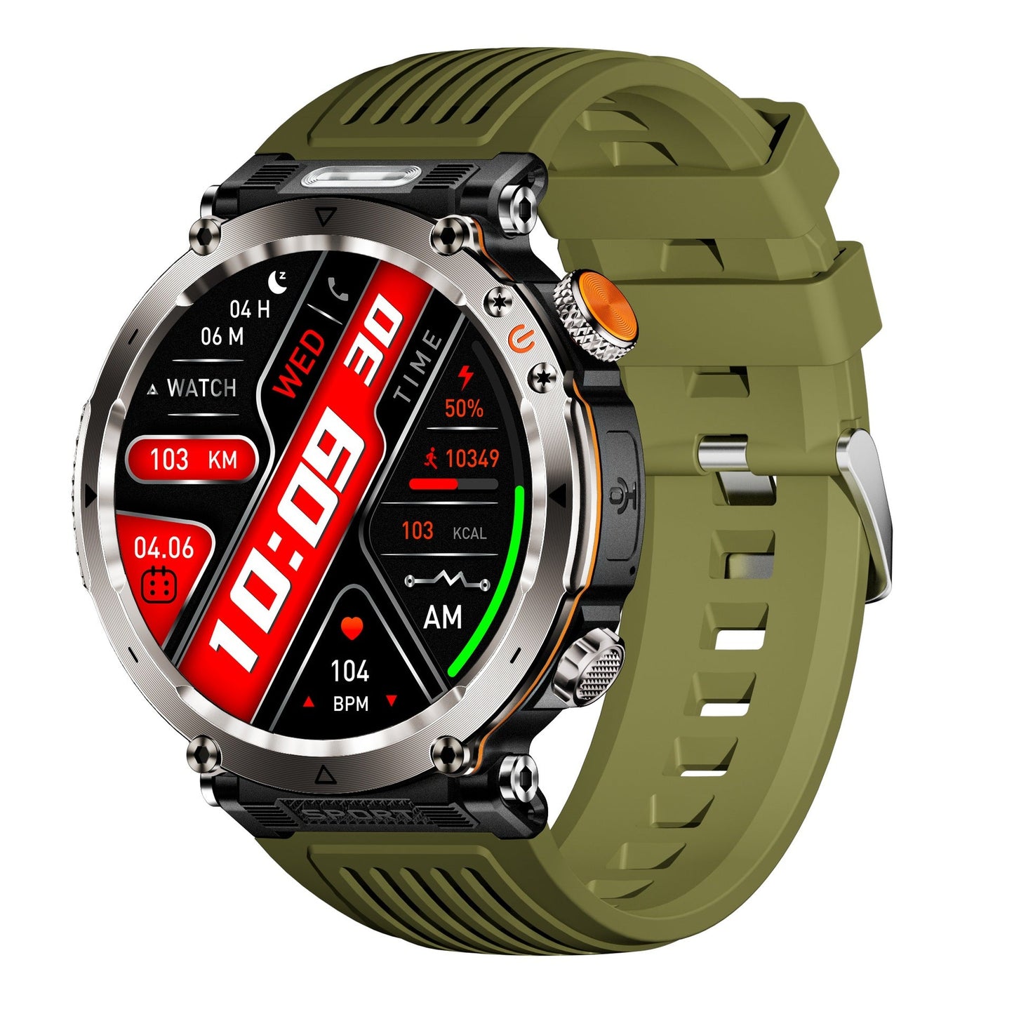 Cross-border Bestseller HT30 Outdoor Sports Waterproof Bluetooth Call Message Alerts LED Light Illumination Smartwatch
