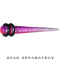 4G Multi Pink Acrylic Perfectly Rosy Glitter Taper