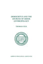 Democritus and the Sources of Greek Anthropology - Paperback