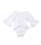 Bow long sleeve suit
