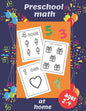 Preschool math at home: Ages 2-4 Beginner Math Preschool Learning Book with Number - Paperback