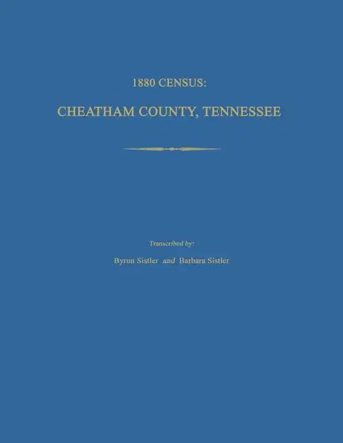 1880 Census, Cheatham County, Tennessee - Paperback