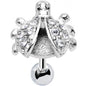 Clear Gem Lovely Ladybug Tragus Cartilage Earring