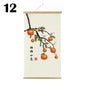Japanese Ukiyoe Canvas Posters And Prints Home Decoration Painting Wall Art Picture With Solid Wood Hanging Scroll