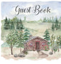 Cabin house guest book (hardback), comments book, guest book to sign, vacation home, holiday home, visitors comment book - Hardcover