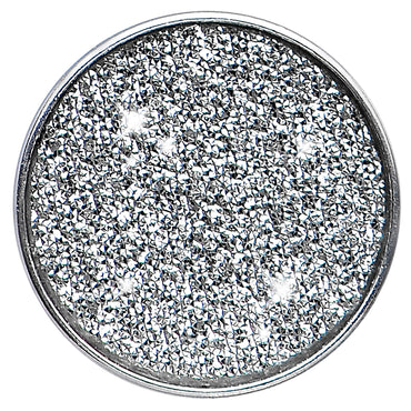 4G Stainless Steel Silver Sugar Glitter Screw Fit Plug