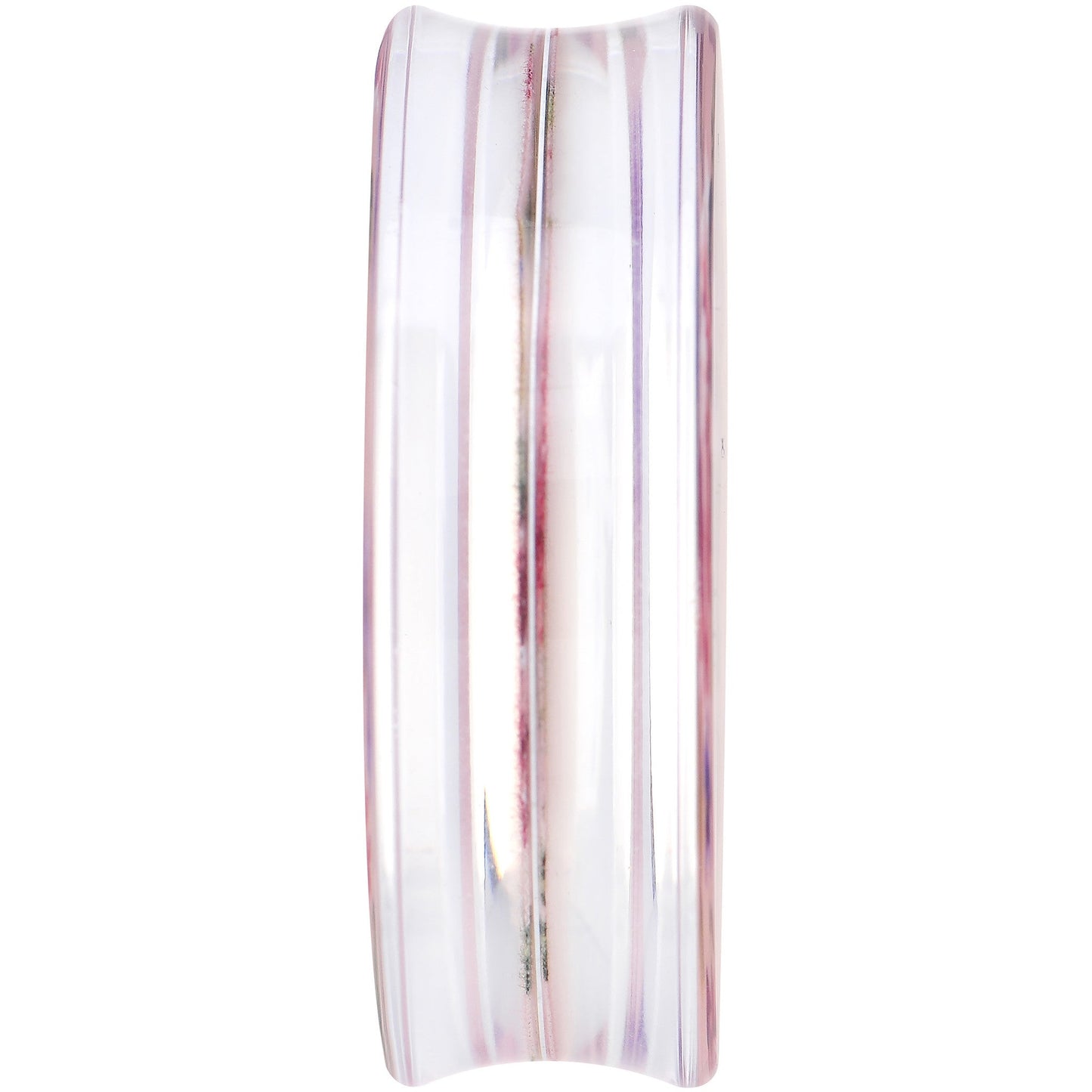 44mm Acrylic Pink Grandma's Wallpaper Flowered Saddle Plug