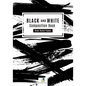 Black and White Composition Book Wide Ruled Pages - Paperback