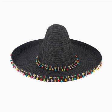 Panama Cowboy Hat, Rider Hat, Beach Brazilian Sun Hat, Men's Straw Hat, Wide Brim UV Protection Hat For Cross-border Amazon Sales