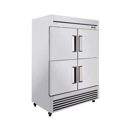 54-Inch 49 Cu.Ft Commercial 6-Shelves Stainless Steel Reach-In Freezer (SAK10247)