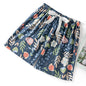 Women's Cotton Silk Pajama Pants Summer Thin Shorts Loose Casual