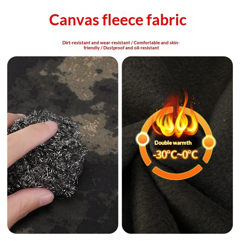 Stain-resistant Dirt-repellent And Warm Winter Long-sleeve With Fleece Lining