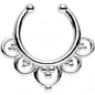 Beads and Balloons Non-Pierced Clip On Fake Septum Ring